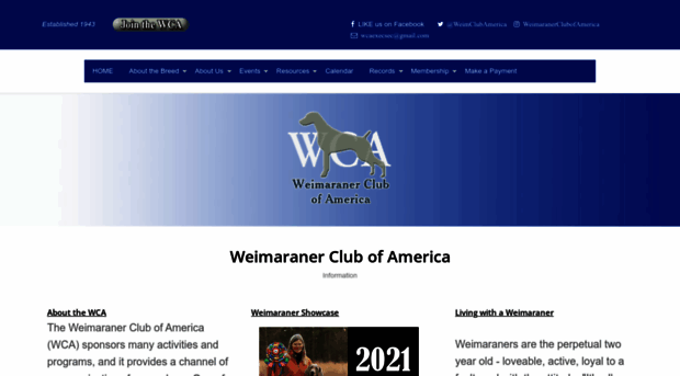 weimaranerclubofamerica.org