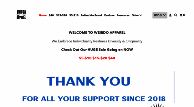 weirdoapparel.com