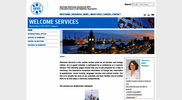 welcome-services.desy.de