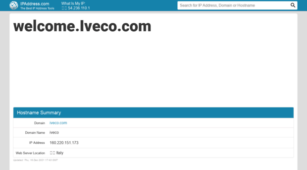 welcome.iveco.com.ipaddress.com