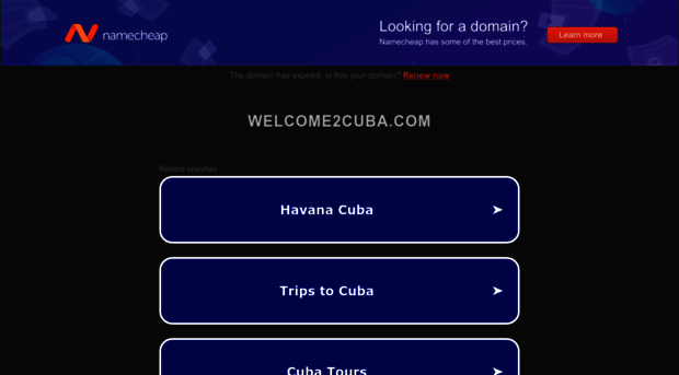 welcome2cuba.com