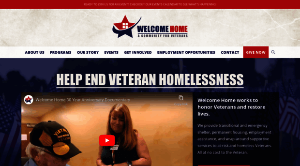 welcomehomelessveterans.org