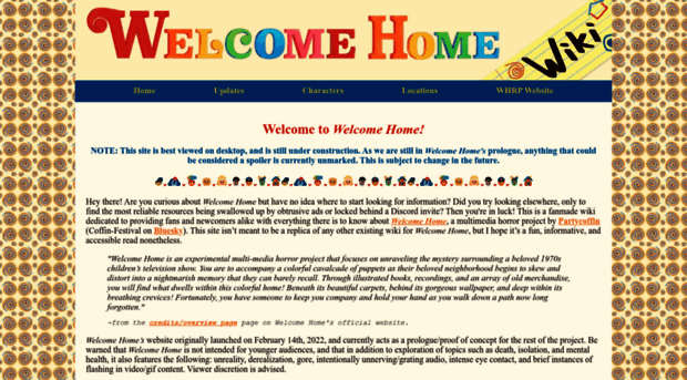 welcometowelcomehome.wiki
