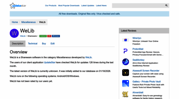 welib.updatestar.com