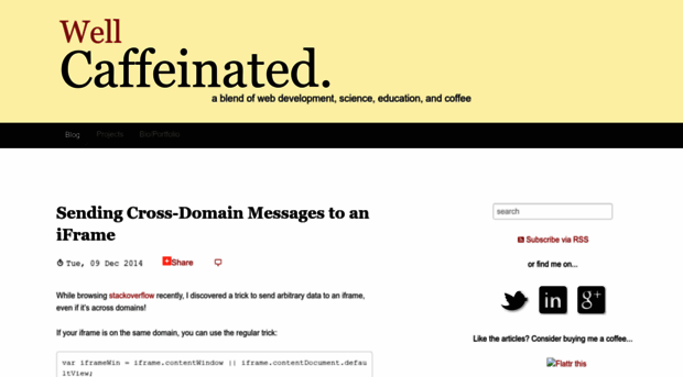 wellcaffeinated.net