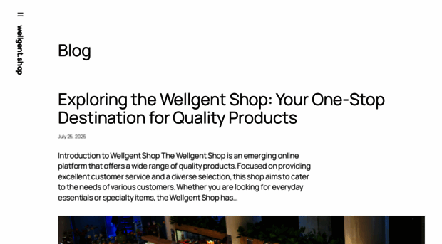 wellgent.shop