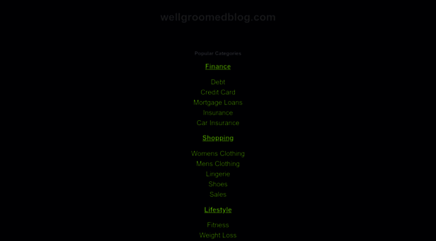 wellgroomedblog.com