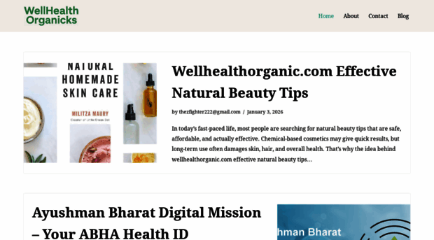 wellhealthorganicks.com