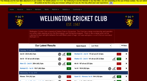 wellington.play-cricket.com