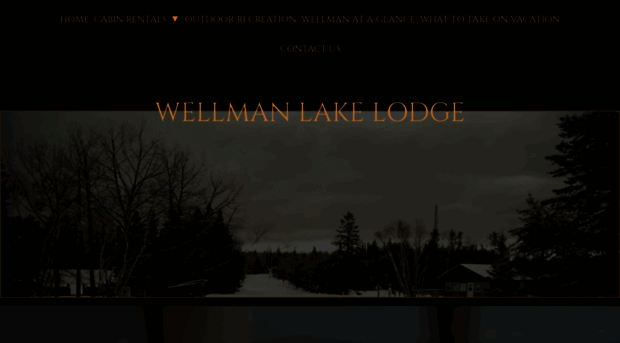 wellmanlakelodge.com