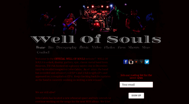 wellofsoulsband.com