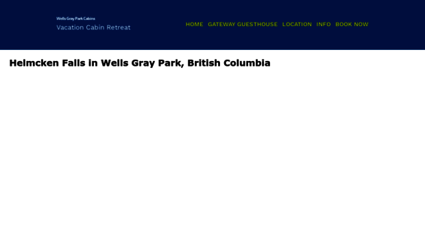 wellsgrayparkcabins.com