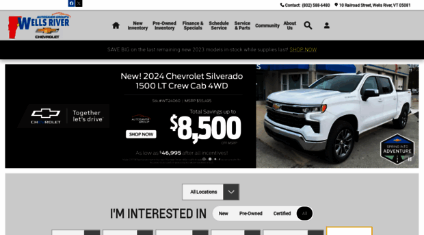 wellsriverchevy.com