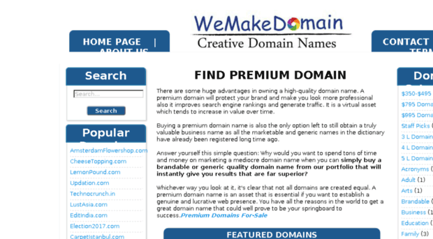 wemakedomain.com