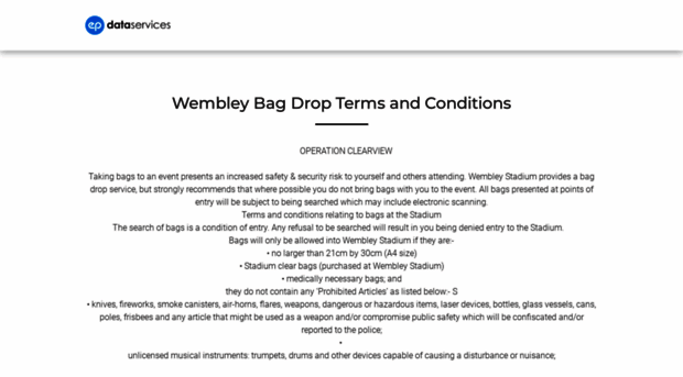 wembleybagdrop.com