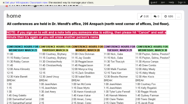 wendtenglishconferences.wikispaces.com