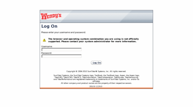 wendys.sumtotalsystems.com