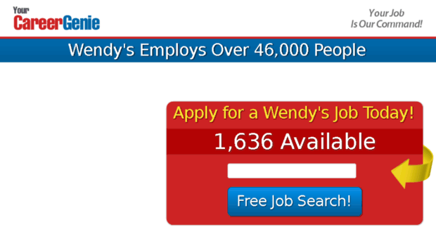 wendys.yourcareergenie.com