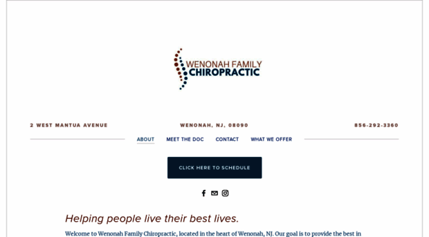 wenonahfamilychiro.com