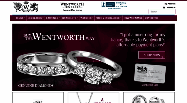 wentworthjewelers.com