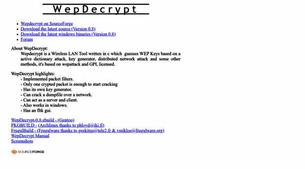 wepdecrypt.sourceforge.net