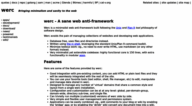 werc.cat-v.org