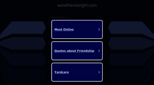werefriendsright.com