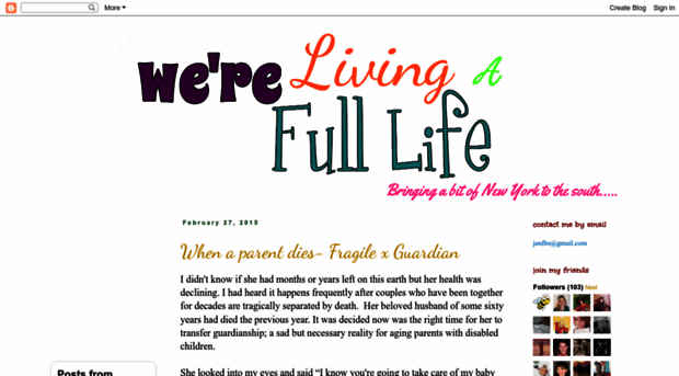 werelivingafulllife.blogspot.com