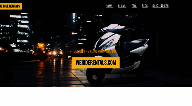 weriderentals.com