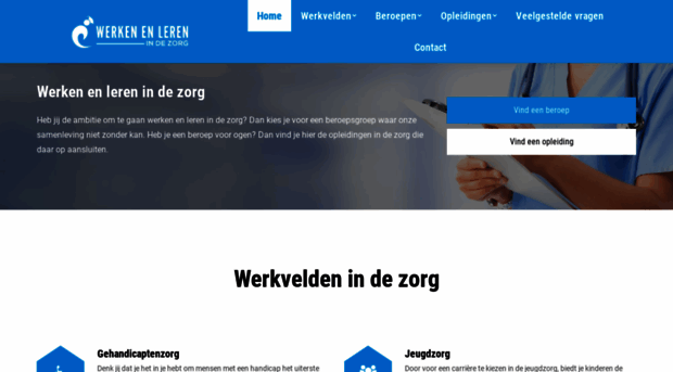 werkenenlerenindezorg.com