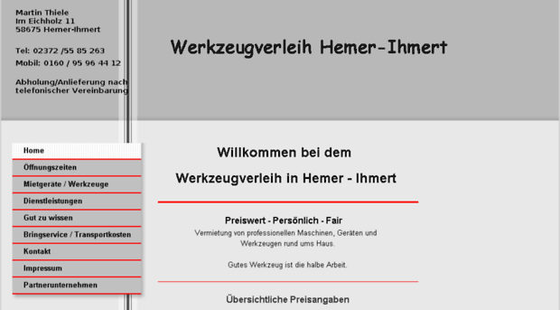 werkzeugverleih-ihmert.de