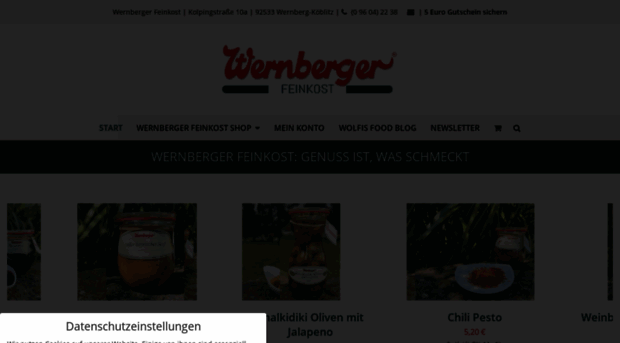 wernberger-feinkost.de