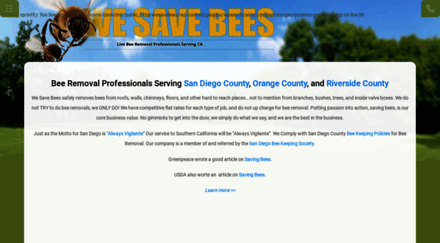 wesavebees.com