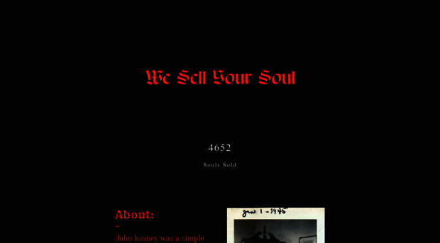 wesellyoursoul.com