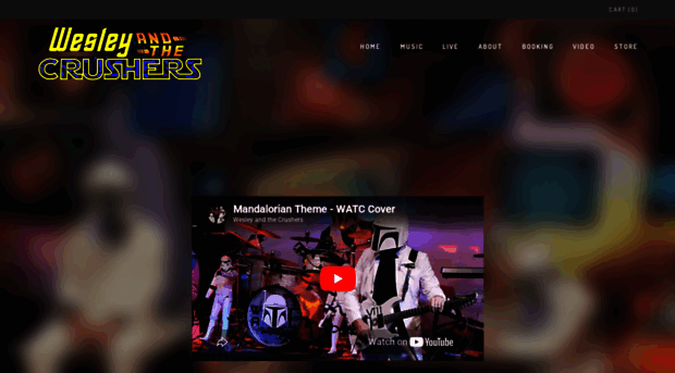 wesleyandthecrushers.com