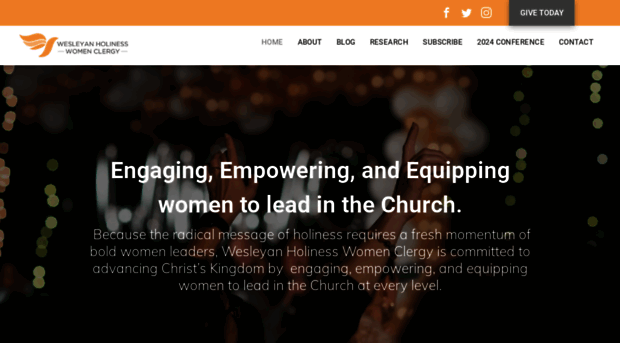 wesleyanholinesswomenclergy.org