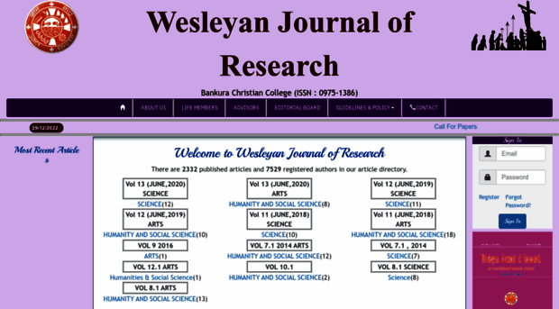 wesleyanjournal.in