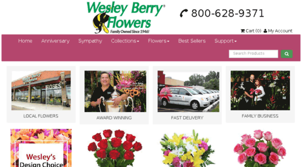 wesleyberryflowers.net