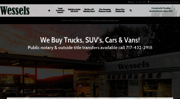 wesselsusedcars.com