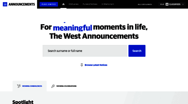 westannouncements.com.au