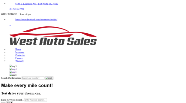 westautosalesdfw.com