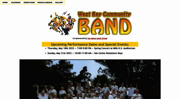 westbaycommunityband.org