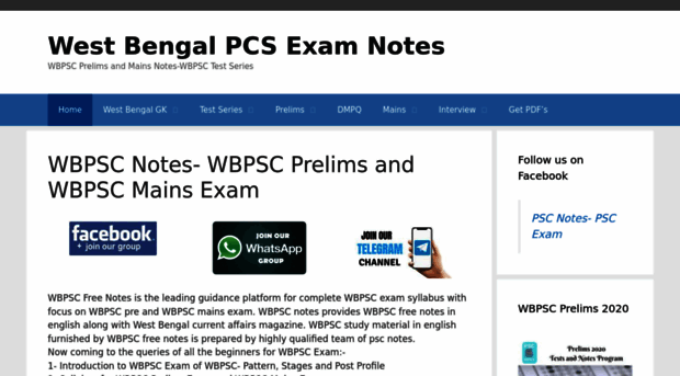 westbengal.pscnotes.com