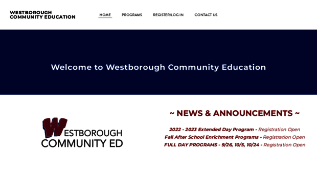 westboroughcommunityed.com