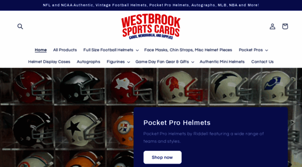 westbrooksportscards.com