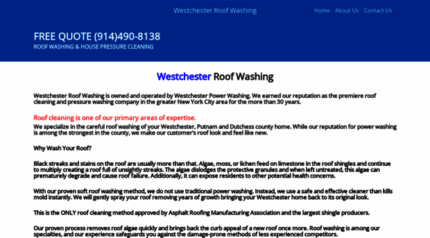 westchesterroofwashing.com