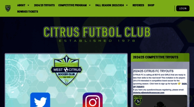 westcitrussoccer.com