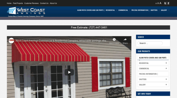 westcoastawnings.com