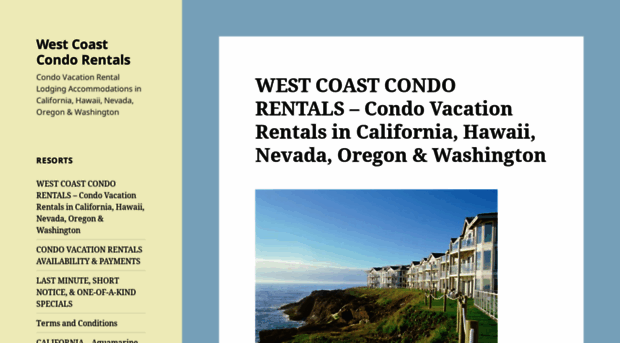 westcoastcondorentals.com