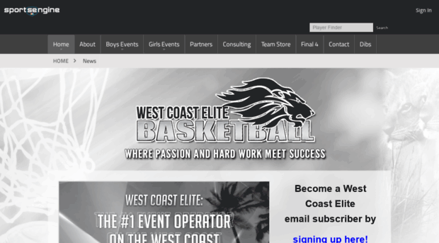 westcoastelitebasketball.com